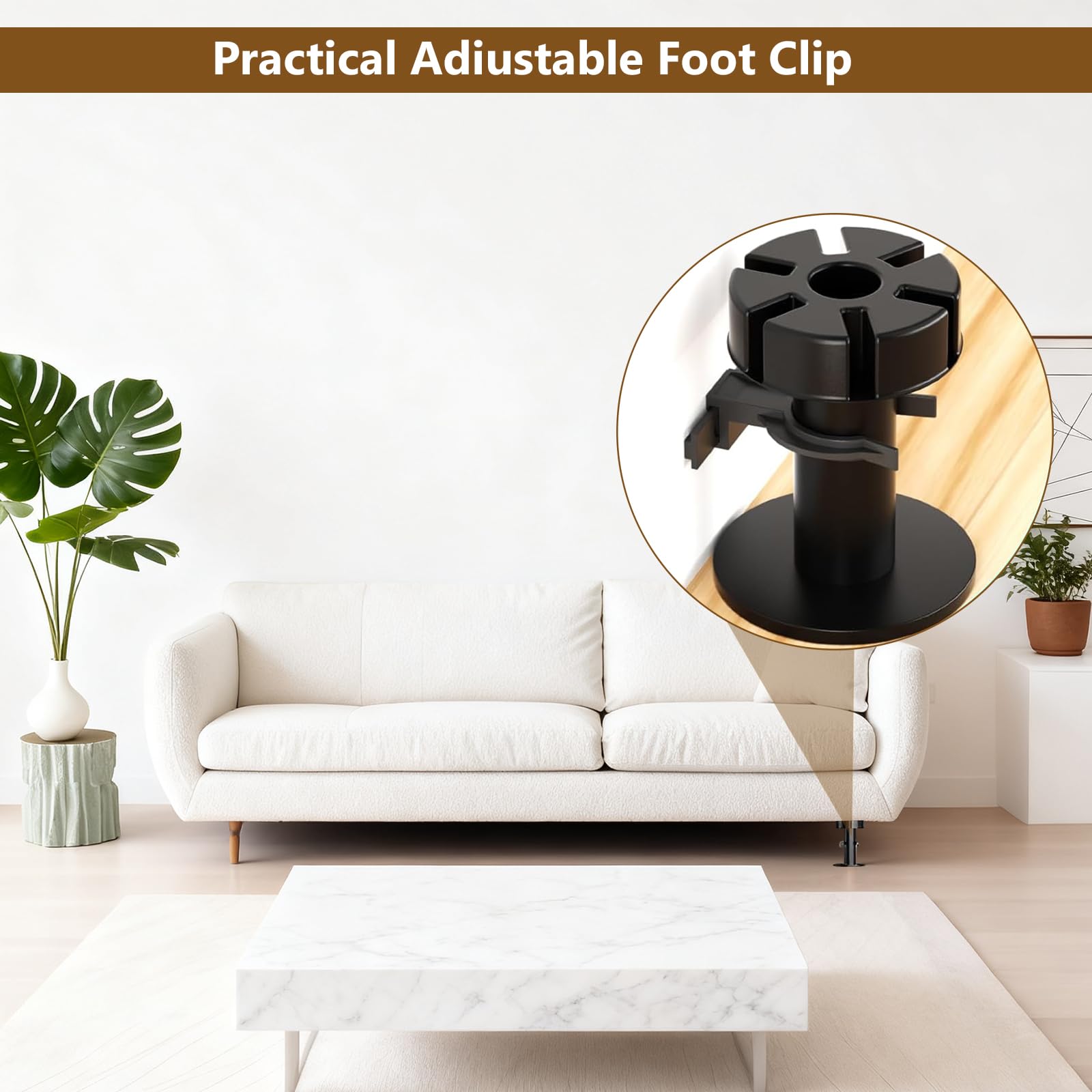 20 Pz Ganci Zoccolo Cucina, Ganci per Zoccolo Cucina Universali, Clip Fissaggio per Battiscopa da Cucinas, Gancio Clip Battiscopa Zoccolino Cucinas Patas 28-32 mm, con 60 Viti e 1 Cacciavite