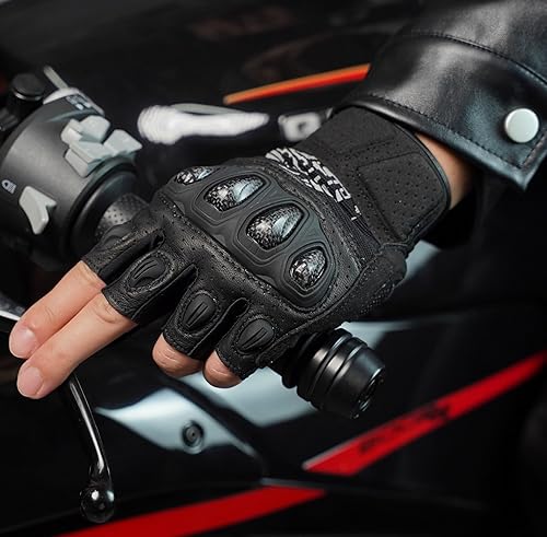 Miniatura 2 de Seibertron SPS Series - Guantes para motocicleta con pantalla táctil, para motocross, BMX, ATV, MTB, ciclismo, completo o medio dedo, para adultos y
