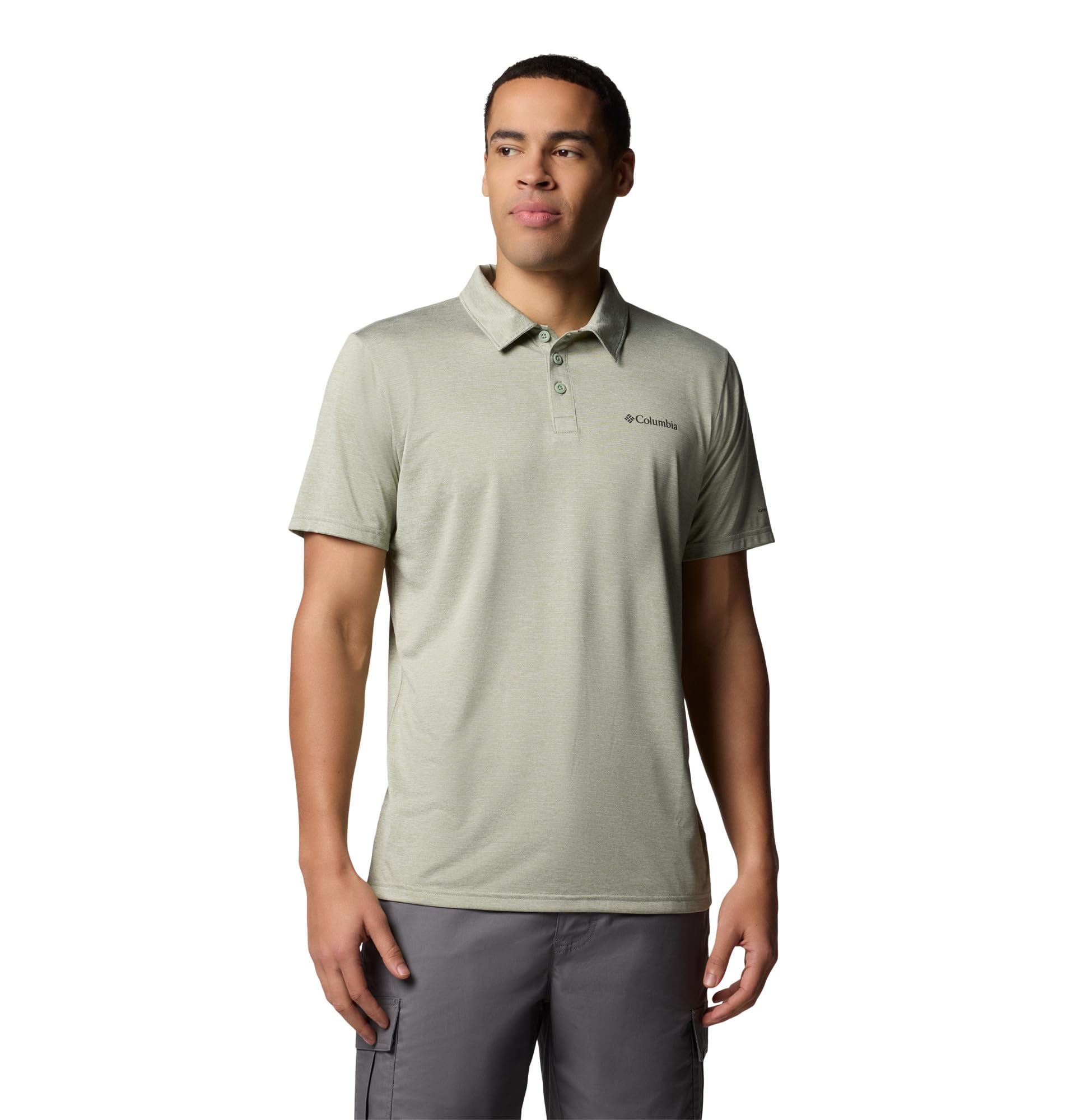 Columbia Men's Hike Polo, Polo Shirt, Safari, XX-Large