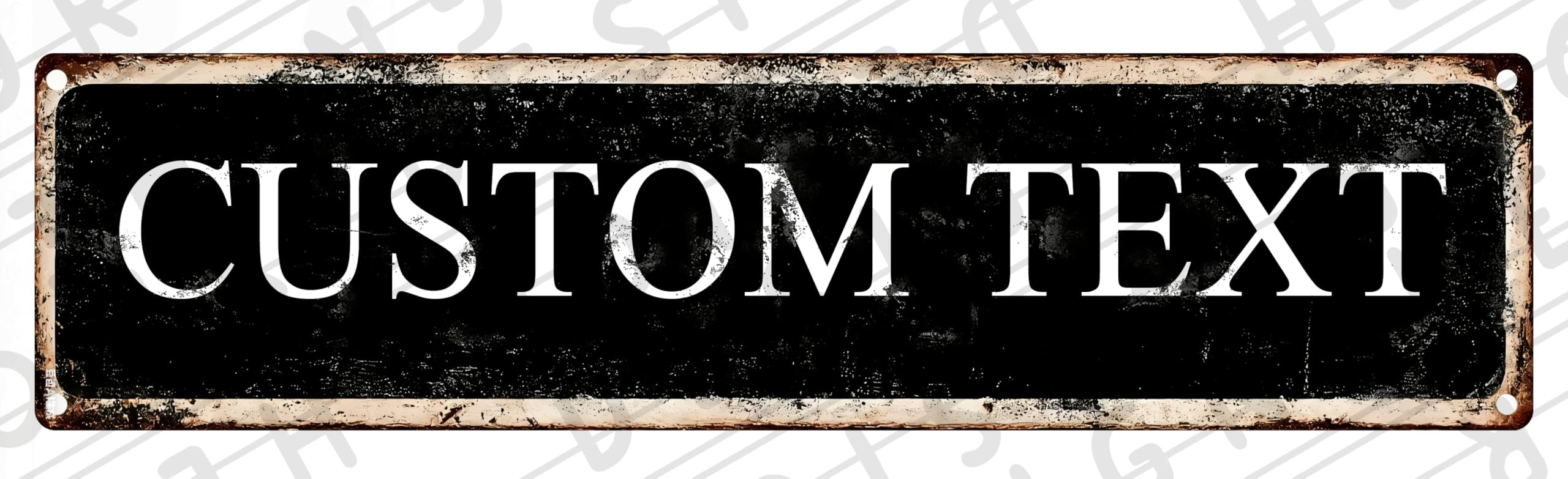 Custom Metal Sign 16x4 Personalized Text Barn Stable Horse Farm Ranch