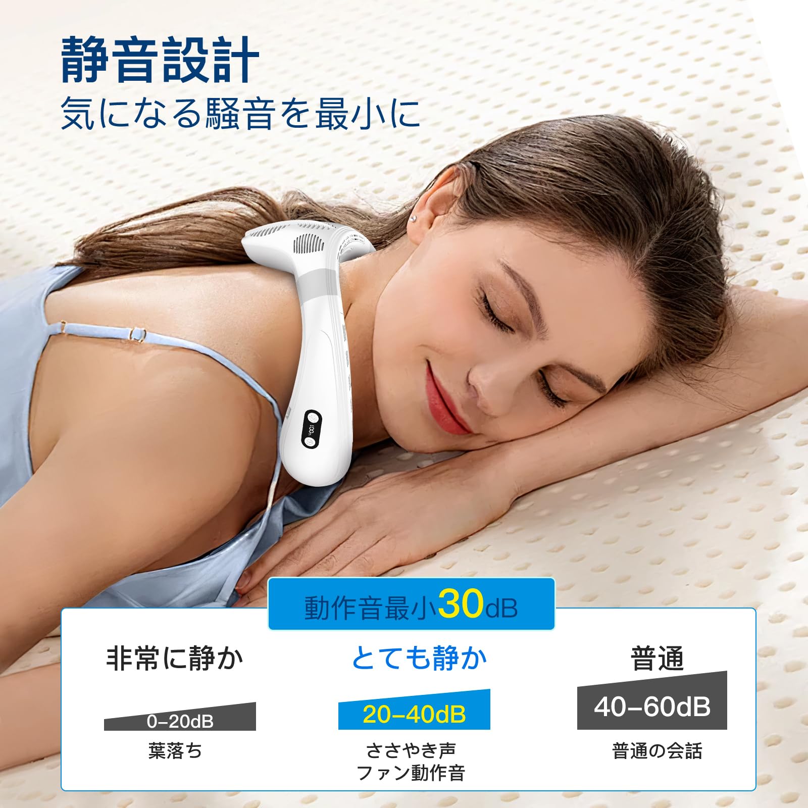 Amazon | 首掛け扇風機 ネッククーラー 瞬間冷却【2026夏モデル ネック 