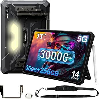 BLACKVIEW Active 10 PRO Tablet Robust 5 G - 10.95 Inch - 12/256GB - 30000mAh Black