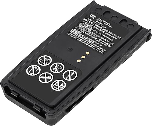 Synergy Digital Batería de radio de 2 vías, compatible con radio Harris BT-023436-001 de 2 vías, (iones de litio, 7.4 V, 2900 mAh), ultra alta