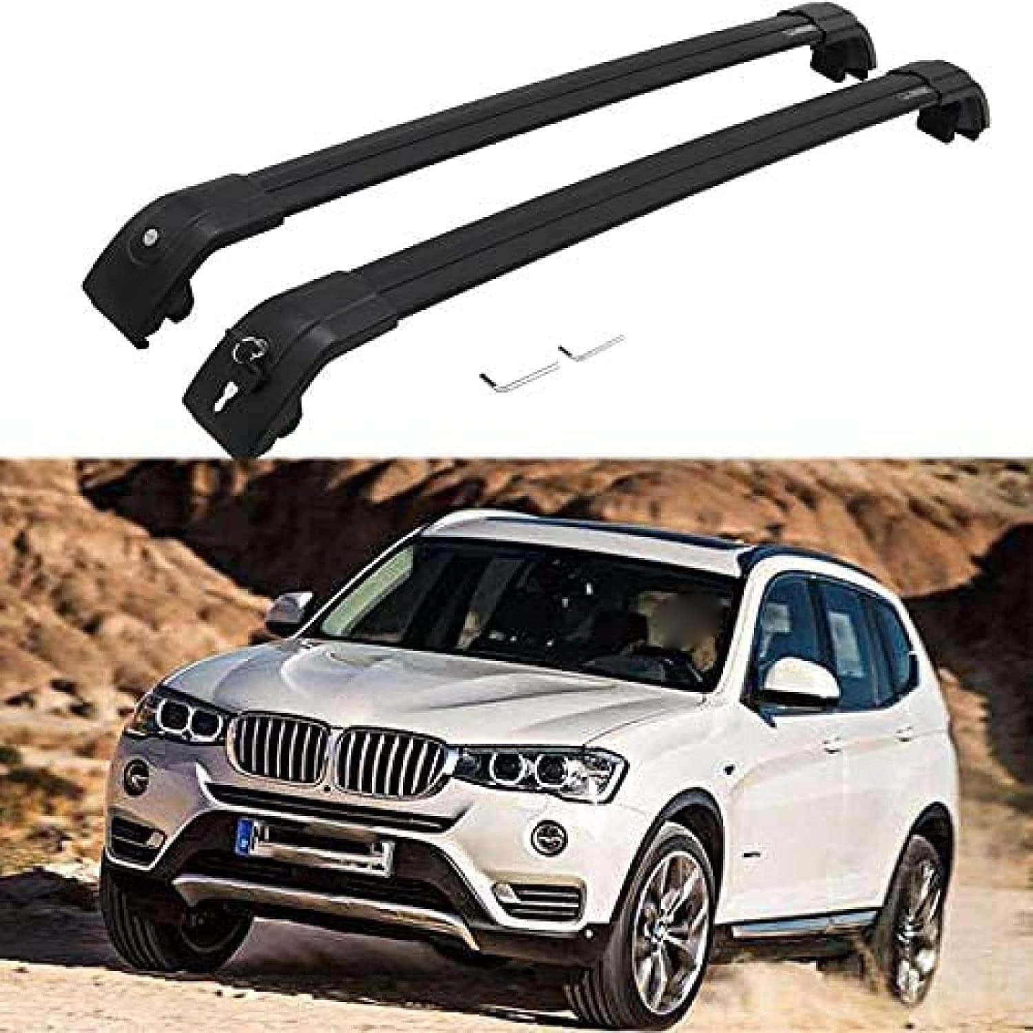 OFUNGO 2pcs Car Roof Rack Bars, for BMW X3 F25 2011-2017 Aluminum ...