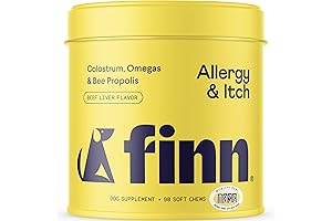 Finn Allergy & Itch Relief Dog Treats 90 Chews