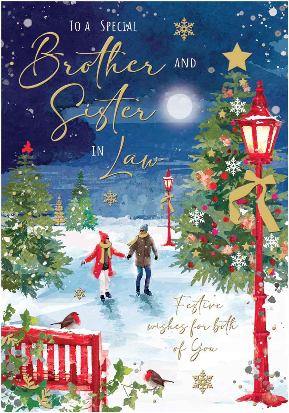 Jonny Javelin 'Brother & Partner Stockings' Christmas Card - Maple Gifts