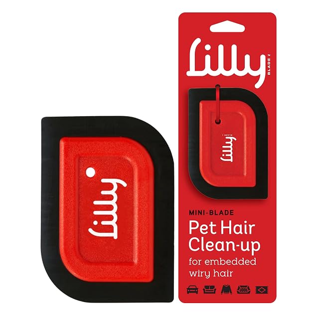 Lilly Brush Cepillo quitapelo de perros y gatos, elimina el pelo de mascotas