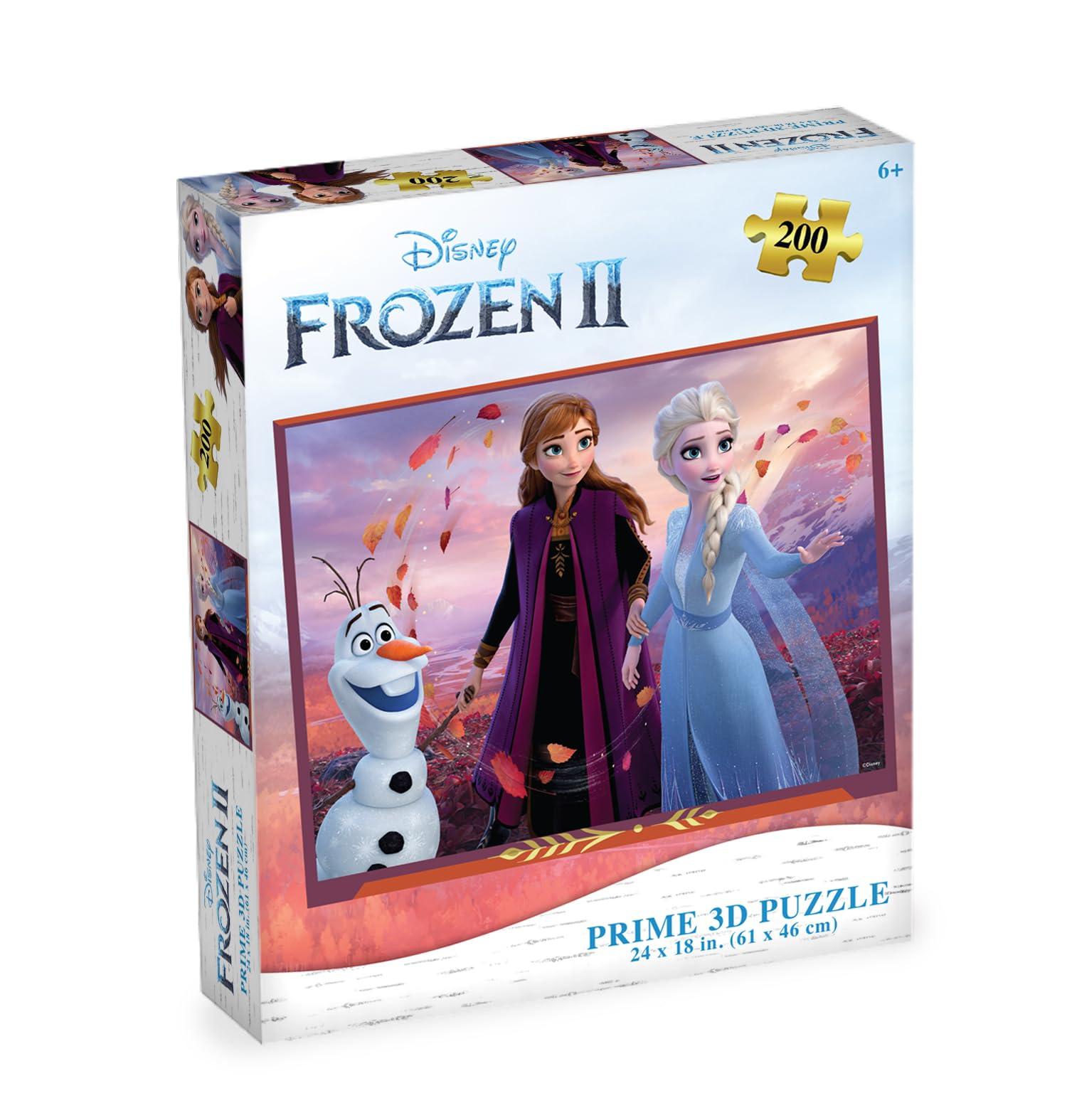 Amazon.com: Prime 3D | Disney | Frozen | 200 Piece 3D Jigsaw