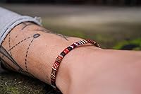 Vista 11 de Made by Nami Boho Surfer Bracelets for Men and Women Crafted from Colorful Braided Strings Adjustable and Waterproof Handmade Bracelets for Summer