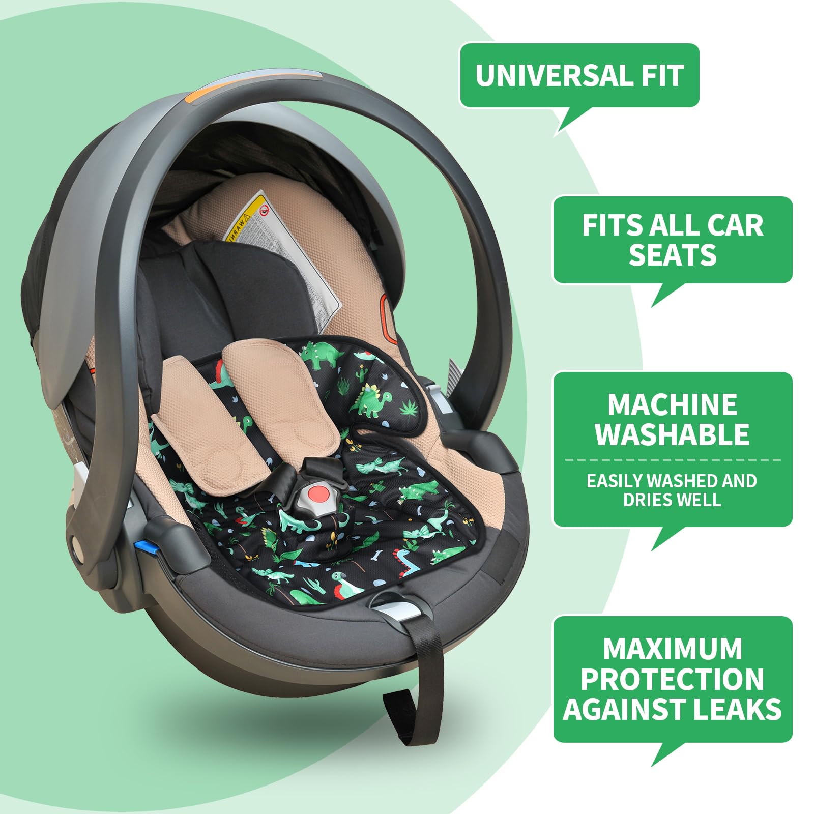 Car Seat Protector For Potty Training, 2 Pack Waterproof Piddle Pad
