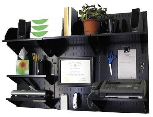 Wall Control Office Organizer Unit Wall Mounted Office Desk Storage