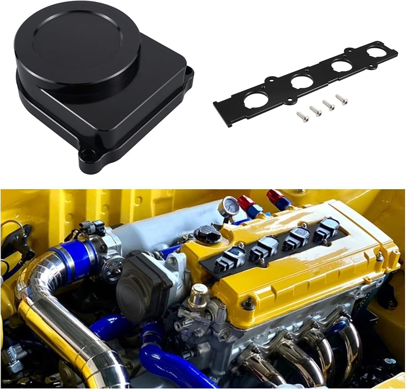 Kit de Tampa do Distribuidor e Placa Adaptadora para Bobina sobre Vela Bevinsee para Honda e Acura B-Series VTEC – 2 peças