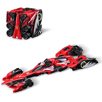 BEASTBOX 52TOYS INFINITIBOX IB-05 TEAM AMTS Racing CHEETAH Transformation Toy, Combined in 3 Levels of Transformation, Cube to Sports Car, Transformation Toy, Pre-painted, High Action Figure, Vehicle Transformation Robot, No Batteries Required, Perfect Gift for Kids, Adults, Collectors