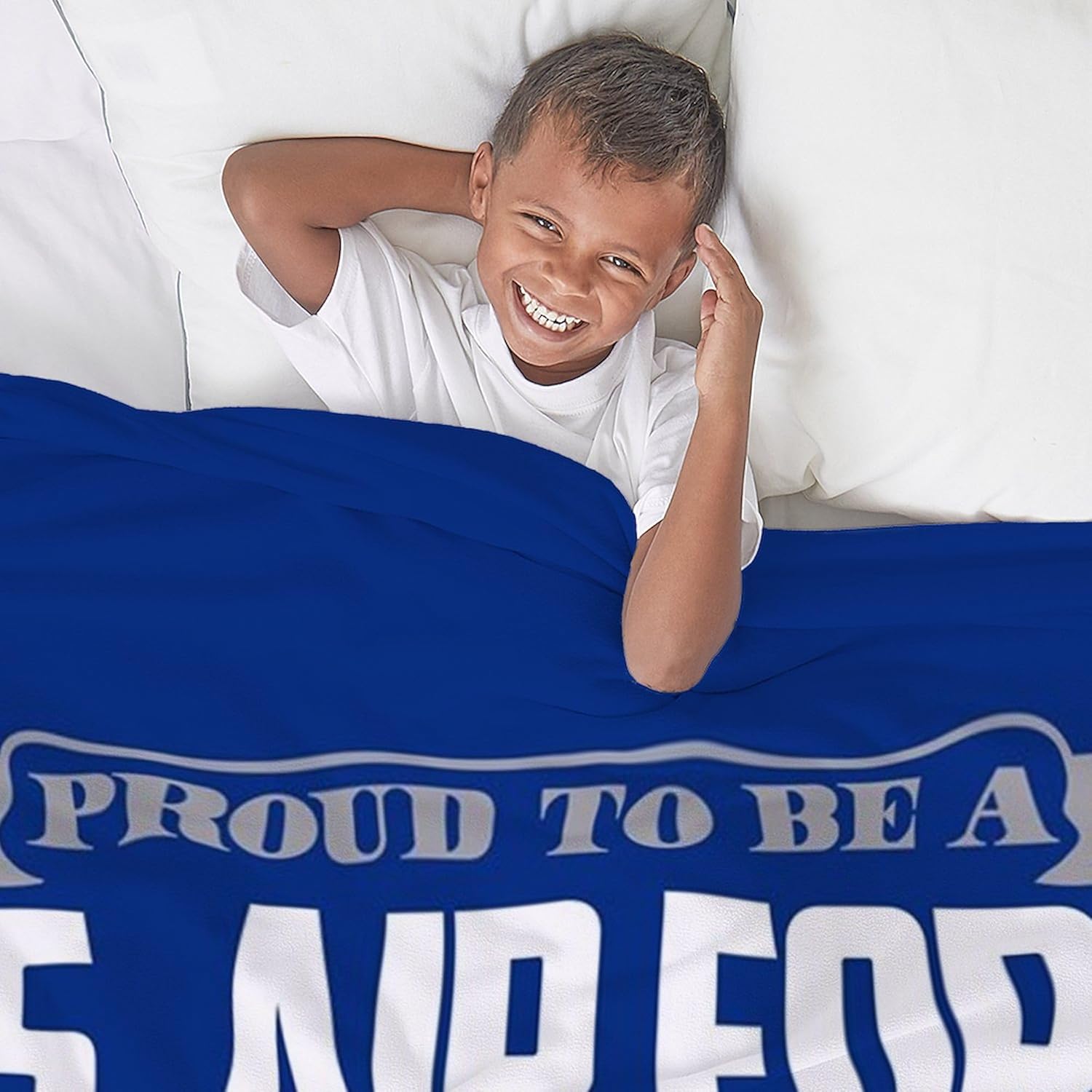 CafePress Proud to Be A U.S. Air Force Veteran Throw Blanket Super Soft Fleece Plush Throw Blanket, 60"x50"