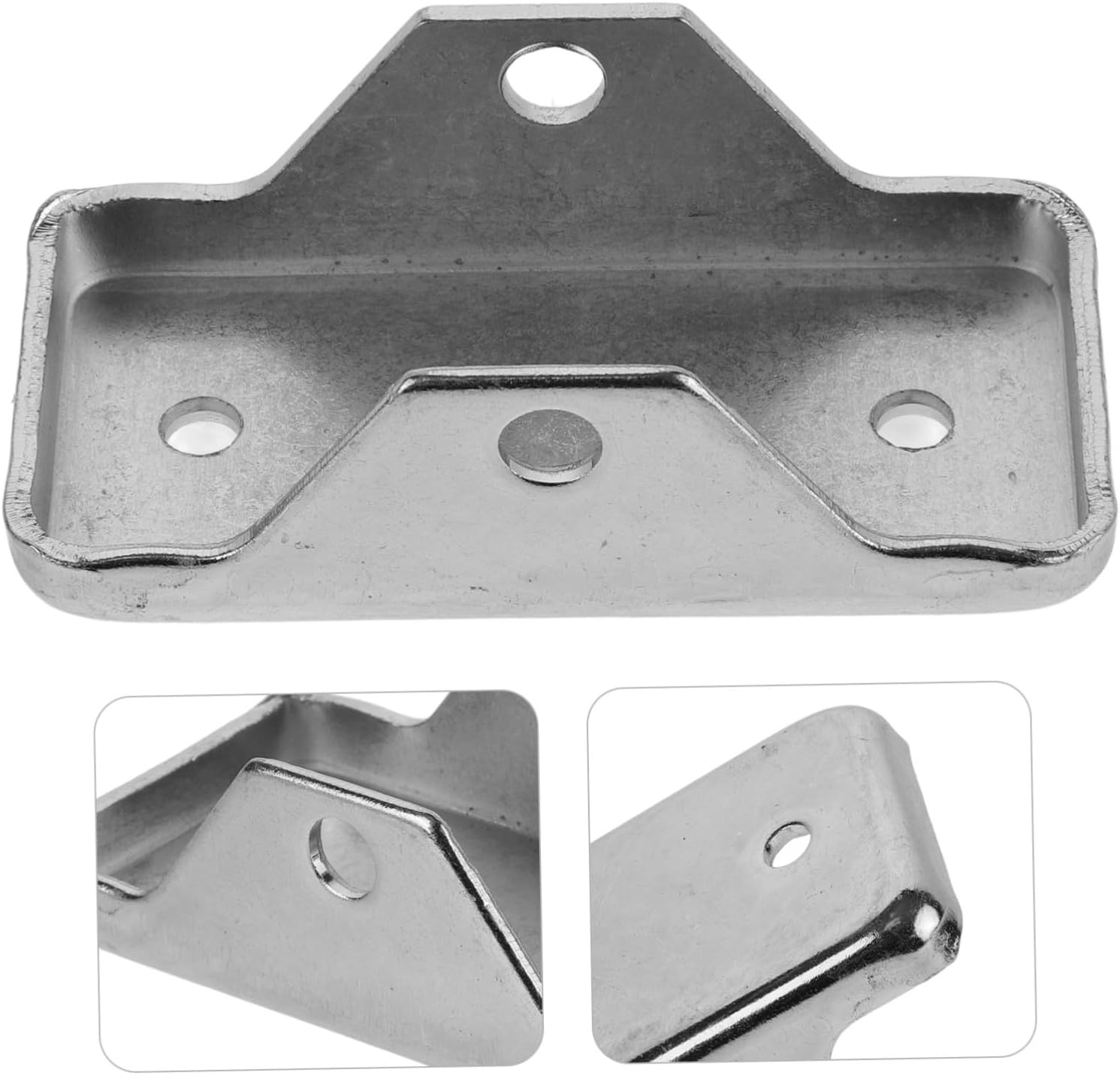 Trailer Jack Foot Bracket Stabilizer with Removable Foot Pad and Base Plate for Rv and Trailer Landing Gear Accessories