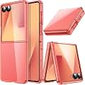 JETech Funda para Samsung Galaxy Z Flip 7 2025, Transpa