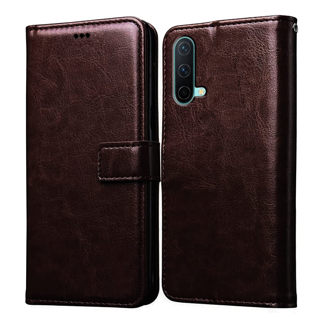 Amazon Brand- Solimo Flip for OnePlus Nord CE 5G (Leather_Coffee) (B0BHTZGF2P) Amazon Price History, Amazon Price Tracker