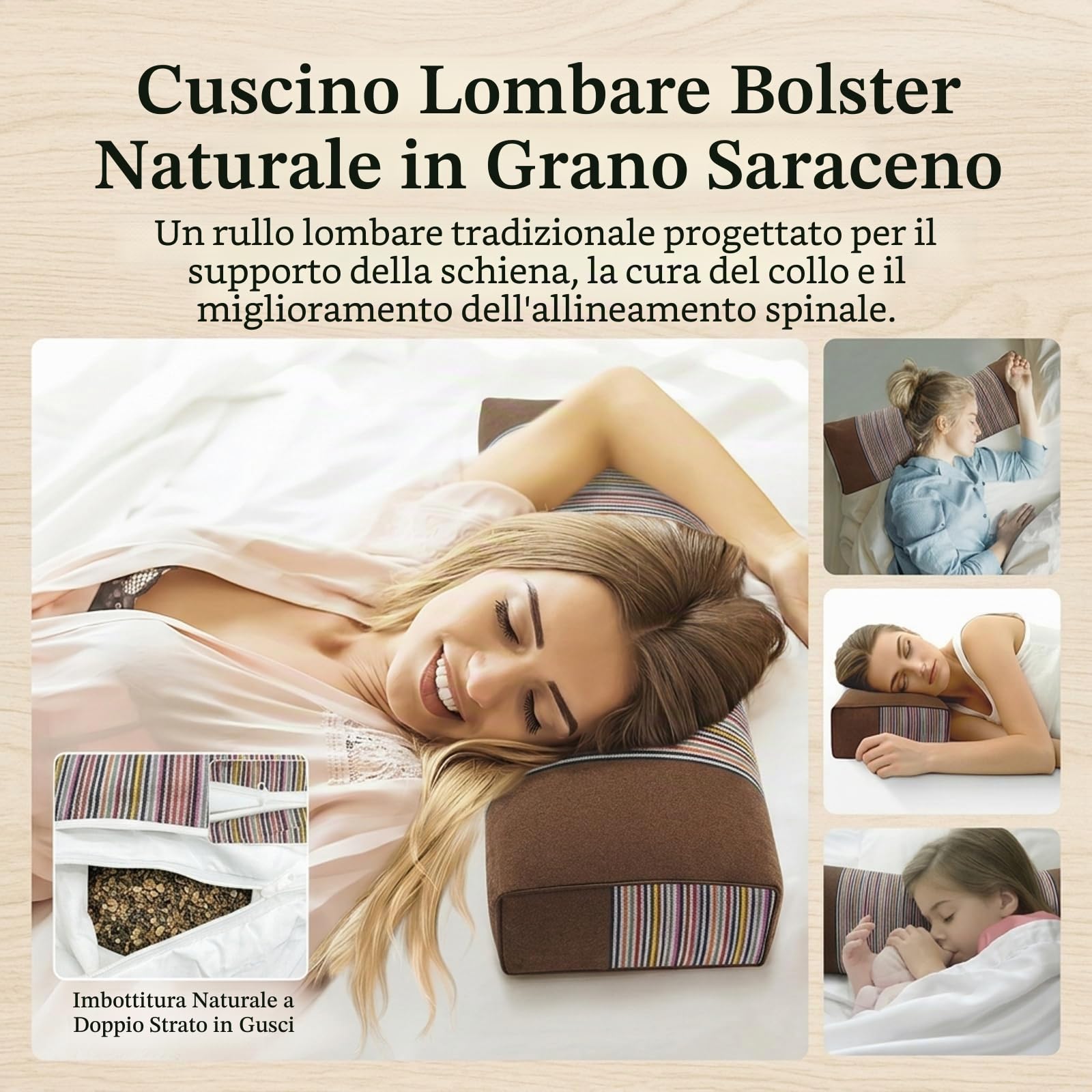 cuscino di grano saraceno(caffè)