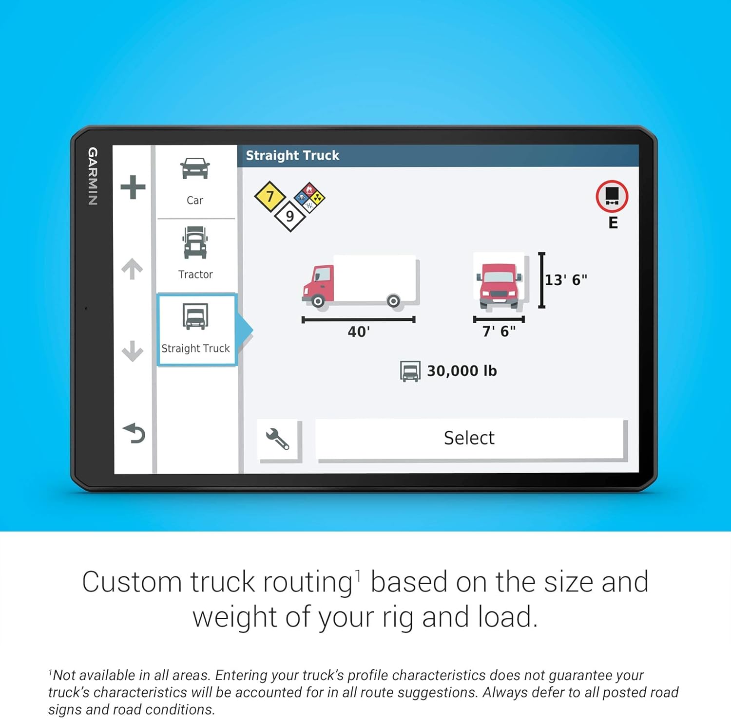 garmin dezl otr800 8 inches gps truck navigator black renewed