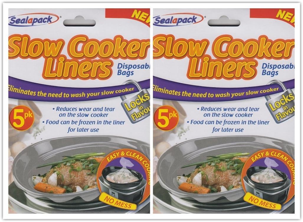 Pajee 10 Pack Slow Cooker Liners Cooking Bags For Round & Oval Cookers TM