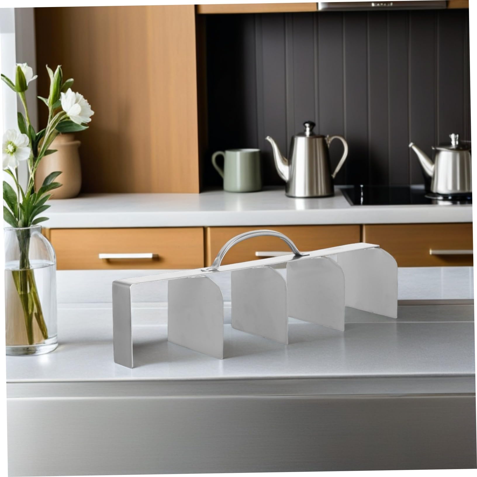 SOLUSTRE Coupe-gâteau Acier Inoxydable Outil pour Tiramisu Coupe-dessert Professionnel pour Portions Uniformes