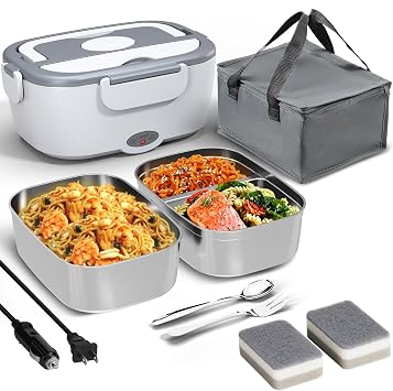 Sitlais Electric Lunch Box for Adults, 15-30 Min Heating for Truck Office
