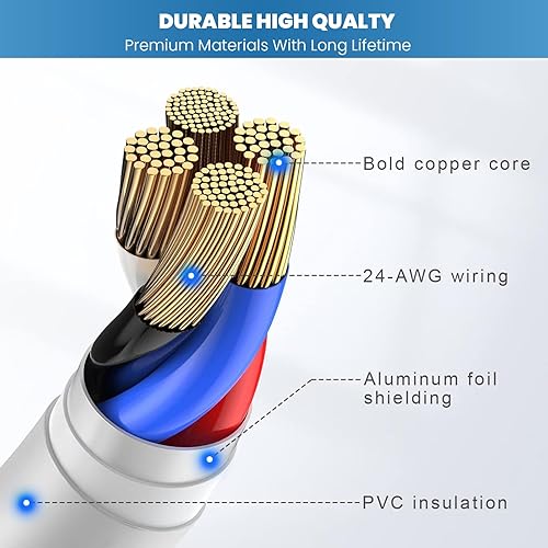 Miniatura 7 de Cables de cargador magnéticos, cable de cargador magnético USB DC, cable de carga de 2.8 pies para juguetes masajeadores productos electrónicos