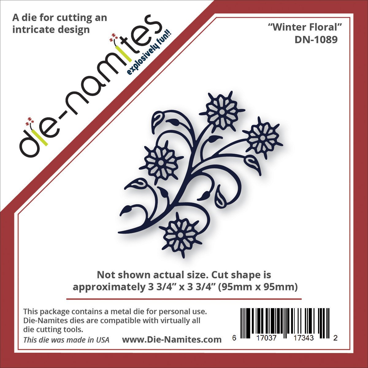die-namites Winter Floral Universal Cutting Die