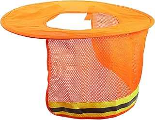 jojofuny 3pcs Reflective Hat Cover Man Hat Hard Hat Visor Full Brim Hard Hat Neck Shade Hat Protector Hats for Men Mens Hat Helmet Sun Shade Hats for Men Summer Hat Polyester