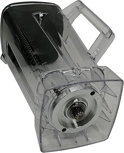 Miniatura 2 de WUYAN Estilo de actualización 64 oz. Contenedor con montaje de corte de cuchilla, compatible con Vita-mix Vita-Prep 3 - Modelo VM0101E/5200 VM0103/0