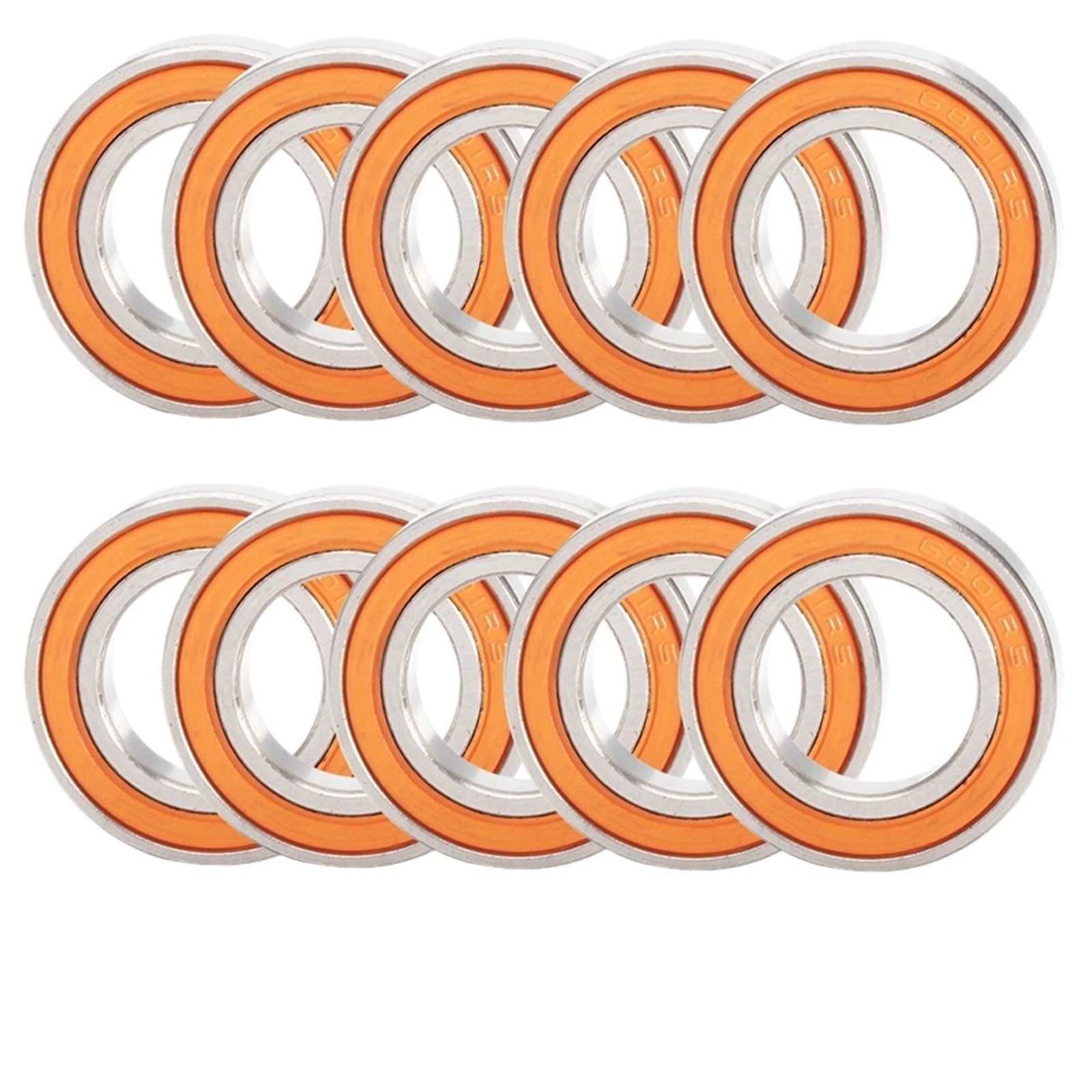 6801RS-Lager ABEC-3 (10 Stück), 12 x 21 x 5 mm, dünner Abschnitt, 6801-2RS-Kugellager, 61801 RS 6801 2RS mit blau versiegeltem L-2112DD