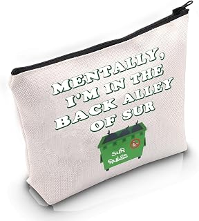 VAMSII TV Show Inspired Gift TV Show Fan Makeup Bag Cosmetic Bag TV Merch