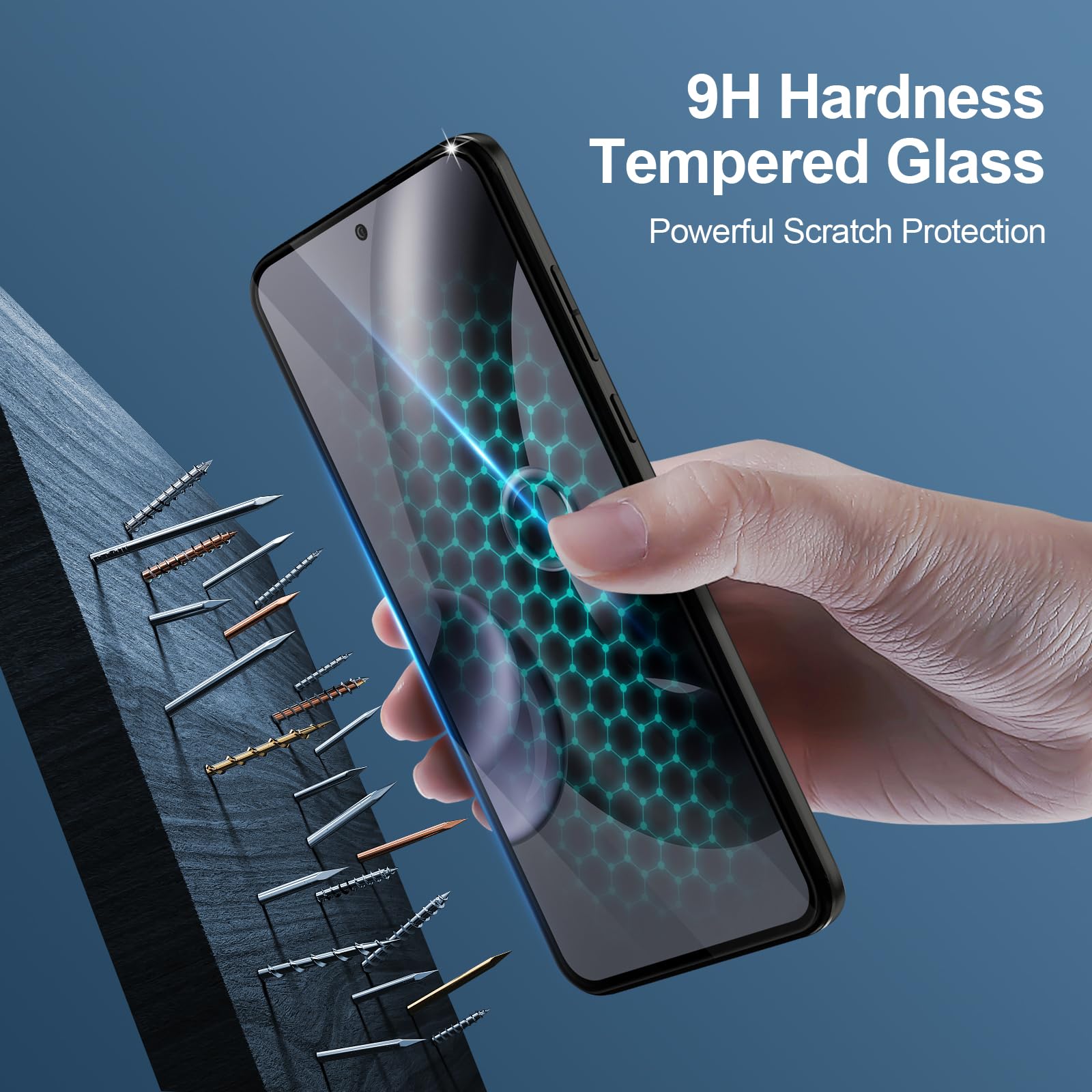 Mr.Shield Pellicola Protettiva per Motorola Edge 30 Neo/Edge 30 Lite/Moto Edge 30 Neo/Lite Vetro Temperato [9H Durezza] [3 Pezzi] Protezione Schermo Senza Bolle