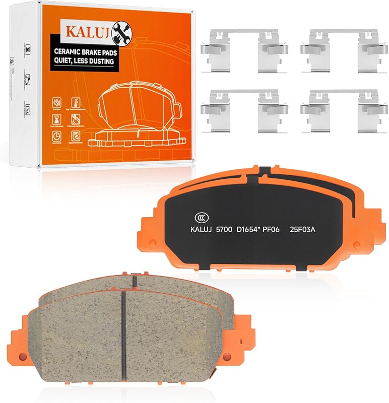 Pastilhas de Freio Dianteiras Cerâmicas KALUJ D1654 para Honda Accord e HR-V – Jogo com 4 unidades