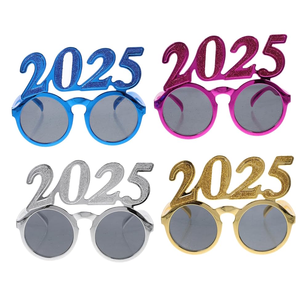 Amazon.co.jp: [CAXUSD] 4個 2025 メガネ 2025年のメガネ 2025