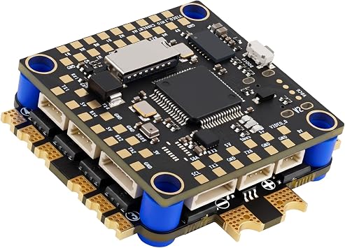 AERO SELFIE F405NC Flight Controller with 60A 32 bit ESC 30x30 Stack Supports 2-6S LiPo, Dual IMU42688, Barometer/DPS310, for O3 O4 AIR interface Compatible with Betaflight, INAV, Ardupilot for FPV & Racing Drones