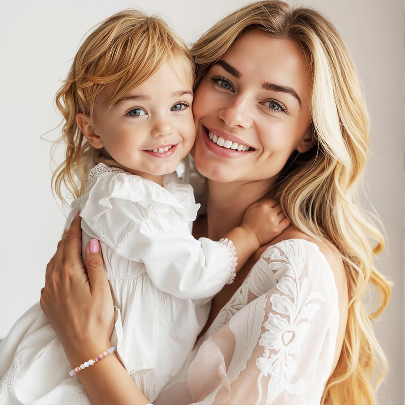 Emibele Pregnancy Gifts for Expecting Mom, Crystal Bracelet First Time Mom Gifts, Healing Natural Stone Jewelry for Mother To Be, Spiritual Bracelet Pregnancy Must Haves, Mother's Day Jewelry - Image 6