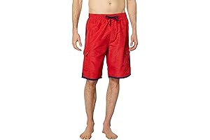 US Polo Assn Men's Basic 9" Cargo Swim Shorts