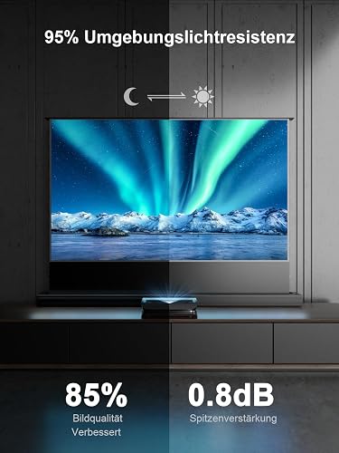 AWOL VISION Schermo elettrico per videoproiettore a distanza ultra corta in home theater o per proiezioni buisness (120'') - 4