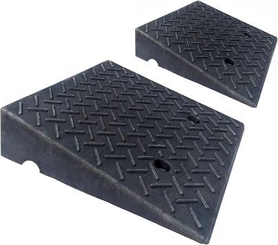 Container Modification World - Light Duty Rubber Ramps for Shipping Containers/Sea Cans - 2 Pack