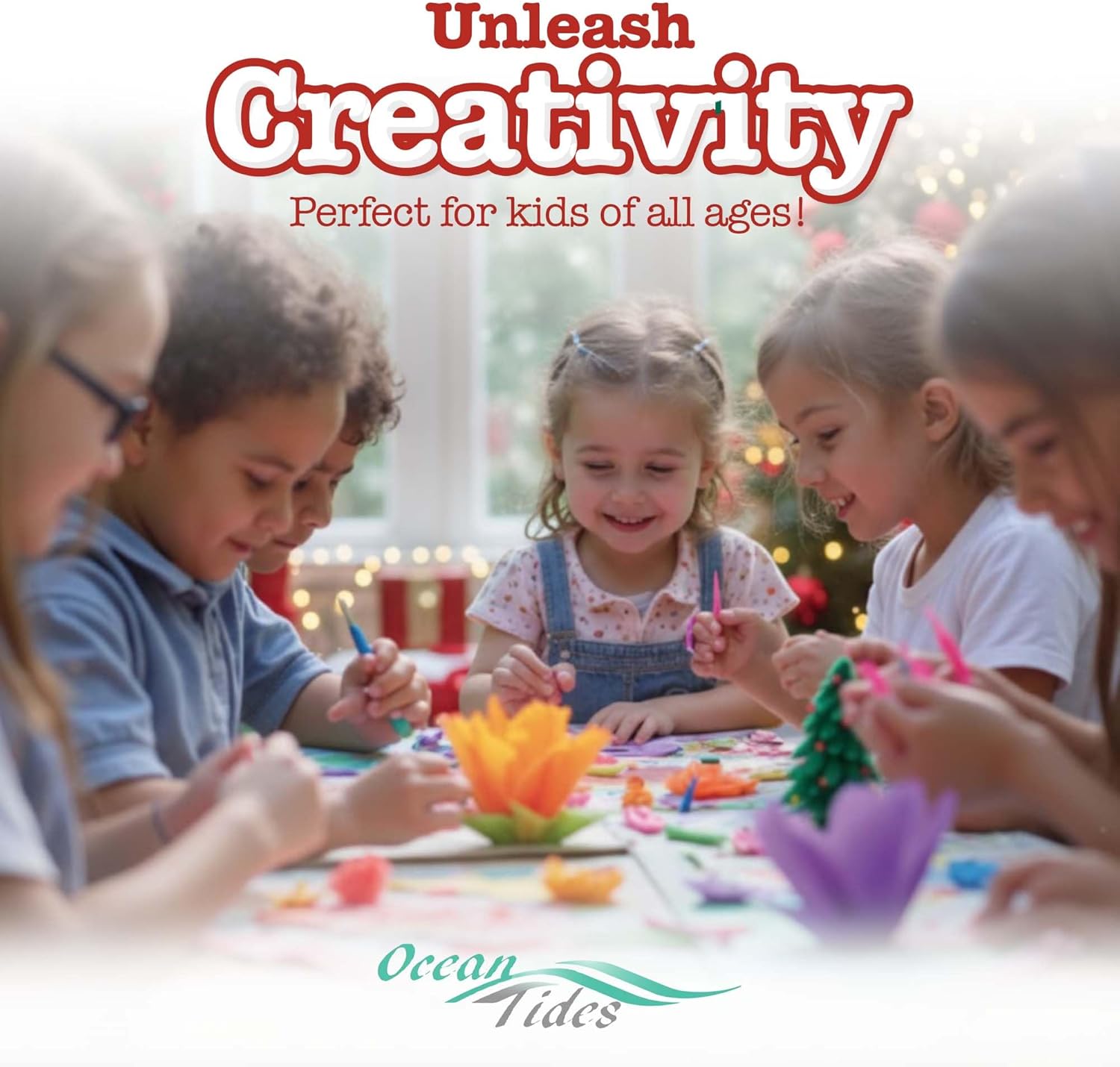 Ocean Tides Premium Wrapping Paper – 300 Sheets (20 x 30 Inches) Colored Tissue Paper for Gift Bags, Birthday Party, Flower Decoration, Mother's Day, Wedding, Crafting & Custom Art Projects - Assorted