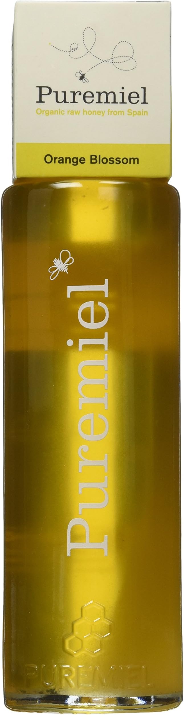 Puremiel Raw and Organic Orange Blossom Honey, 12.3 Ounce