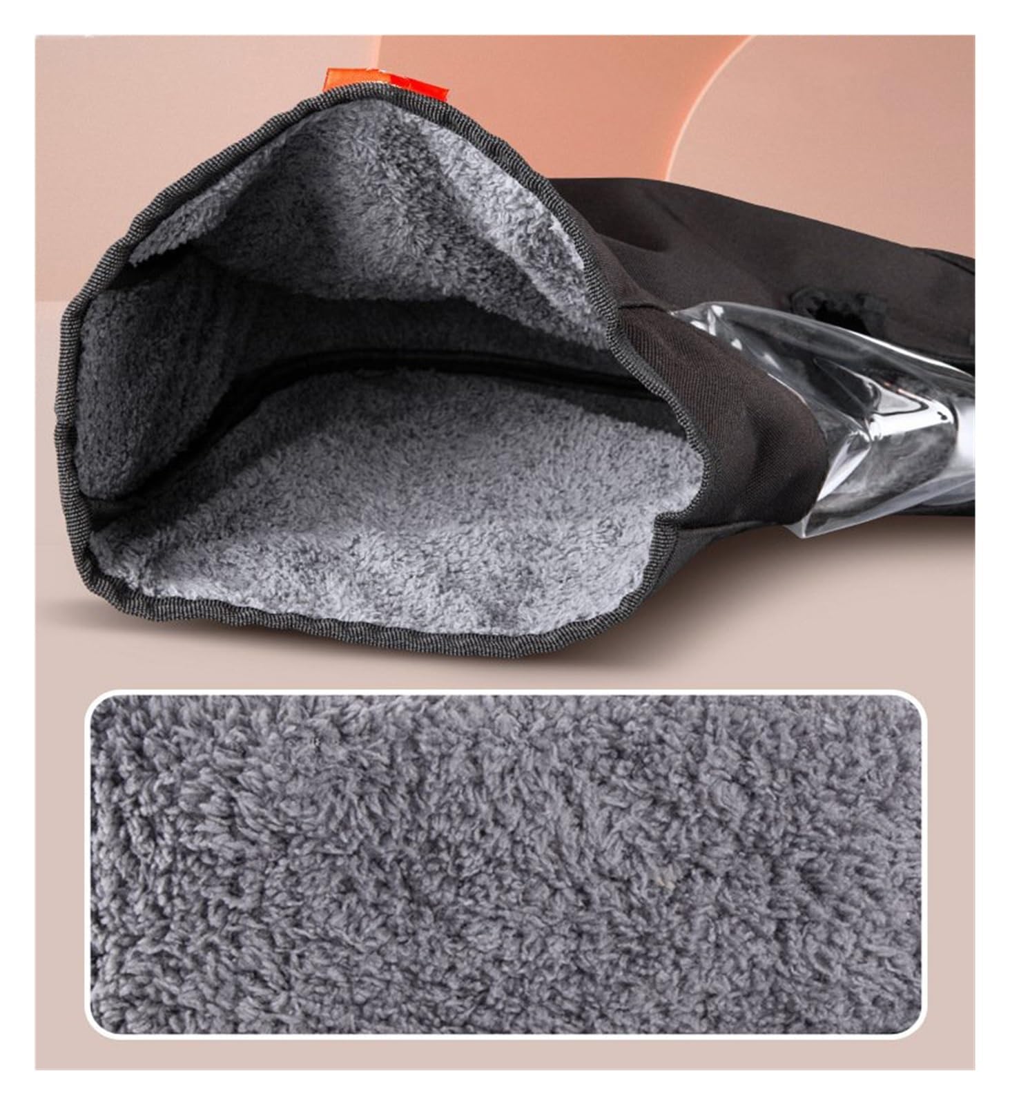 Guantes Térmicos para Motocicleta para CFMOTO 250CL-X 250CLX Guantes Térmicos Cálidos Impermeables para Motocicleta Cubierta para Manillar A Prueba De Viento, Guantes Térmicos para Montar(E)