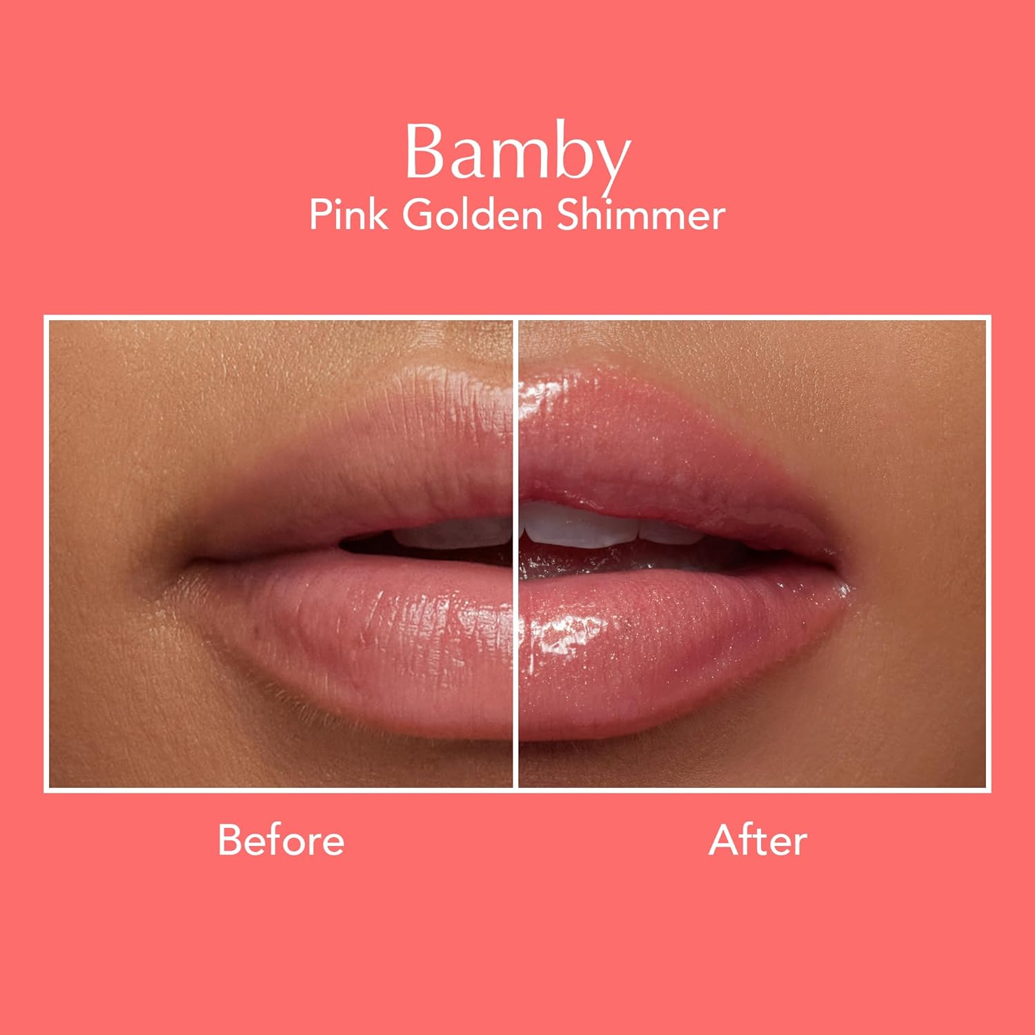 Thrive Causemetics Sheer Strength Lip Plumping Peptide Gloss, Lip Plumper with Vitamin E, Peptides, Plumps, Smooths & Hydrates Lips, High Shine, Vegan & Cruelty Free, Bamby (Pink Golden Shimmer)