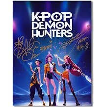 Demon Anime Hunters Movie Poster For Fans Kids Room Bedroom Wall Decor-Demon Anime Hunters Movie Posters Canvas Prints Picture For Teen Boy Girls Gifts