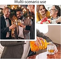 Vista 7 de Tfwadmx Decantador de whisky creativo transparente de 25.4 fl oz, jarra de whisky para vino escocés, vodka alcohol licor Stormtrooper botella