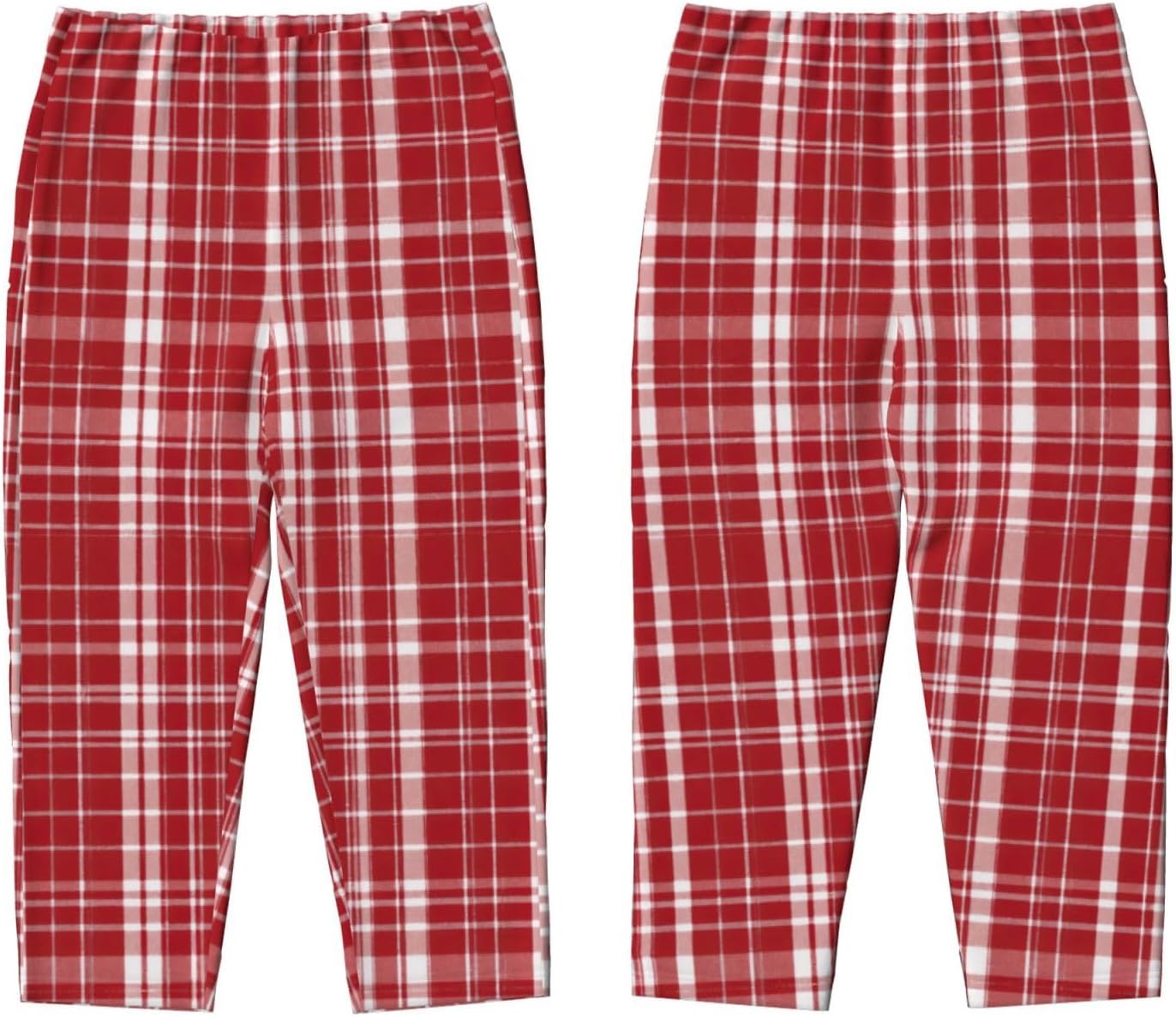 Plaid Red And Black Print Comfortable Pajama Pants,Teenagers Pajama Pants,For Both Lounging At Home And Outings