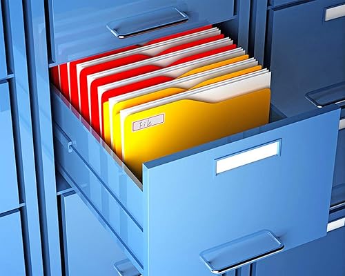 Miniatura 7 de ONLYKXY 240 etiquetas para carpetas de archivos, etiquetas de nombre, etiquetas adhesivas, etiquetas rectangulares, etiquetas para carpetas de