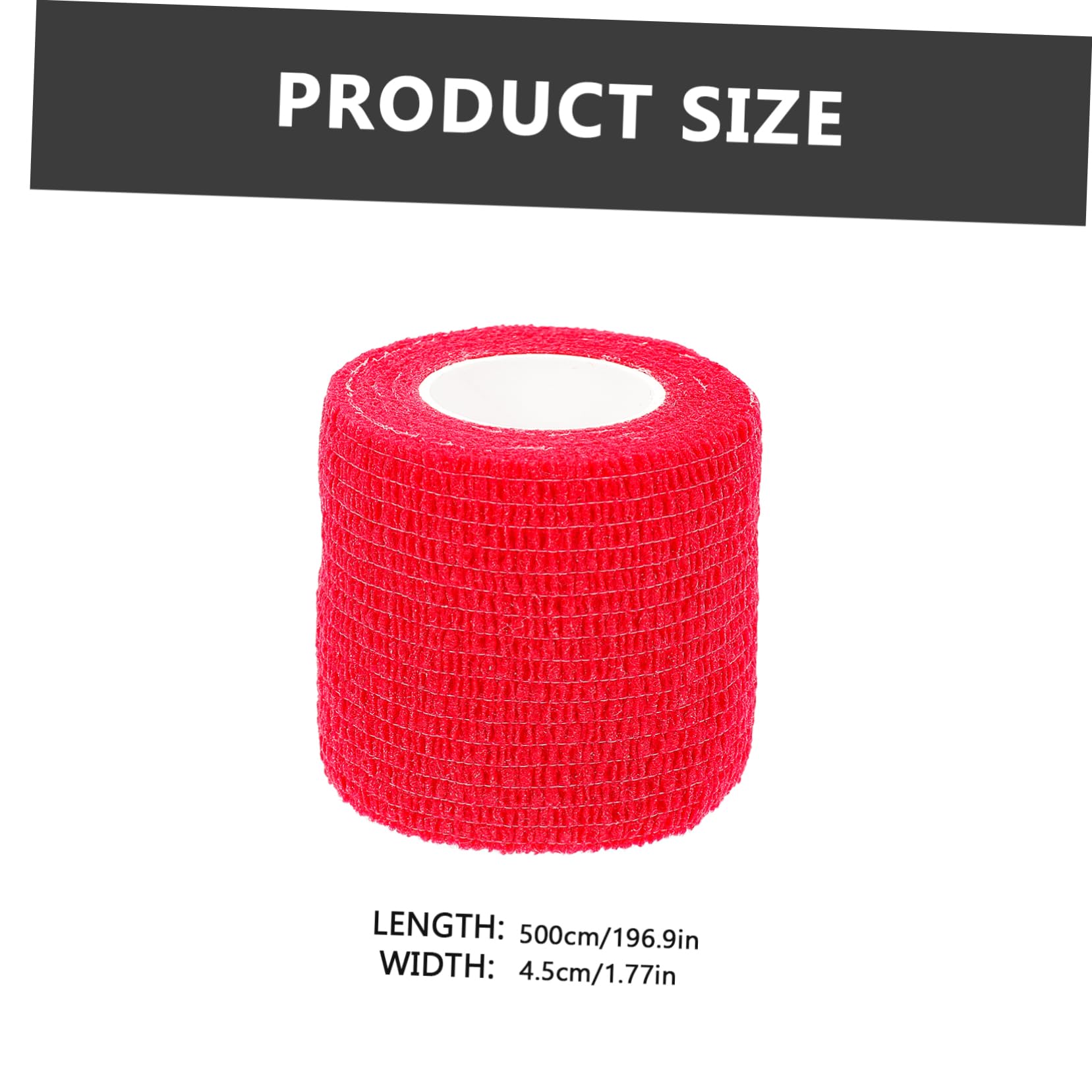 SEWOART 12pcs Self- Sports Tape Atheltic Tape Finger Tubular Knitted Stockinette Black Duct Tape Athletic Tape White Duct Tape Red Non-Woven Fabric