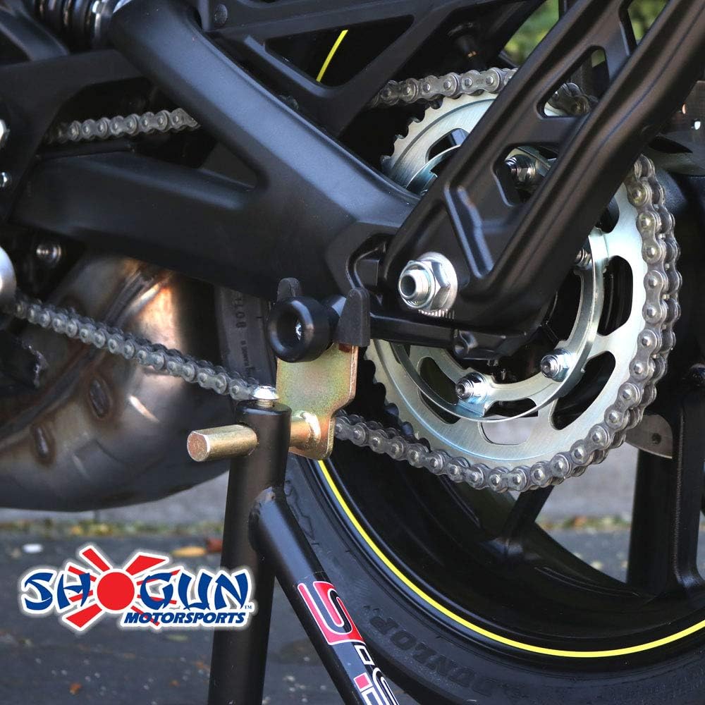 Shogun USA Made Yam FZ09 FZ 09 (2014-2017) XSR900 XSR 900 2016 2017 2018 2019 2020 2021 2022 2023 2024 2025 2026 FJ09 FJ 09 2015 2016 2017 MT-09 MT 09 2018 2019 2020 Swingarm Spools Black 701-0629